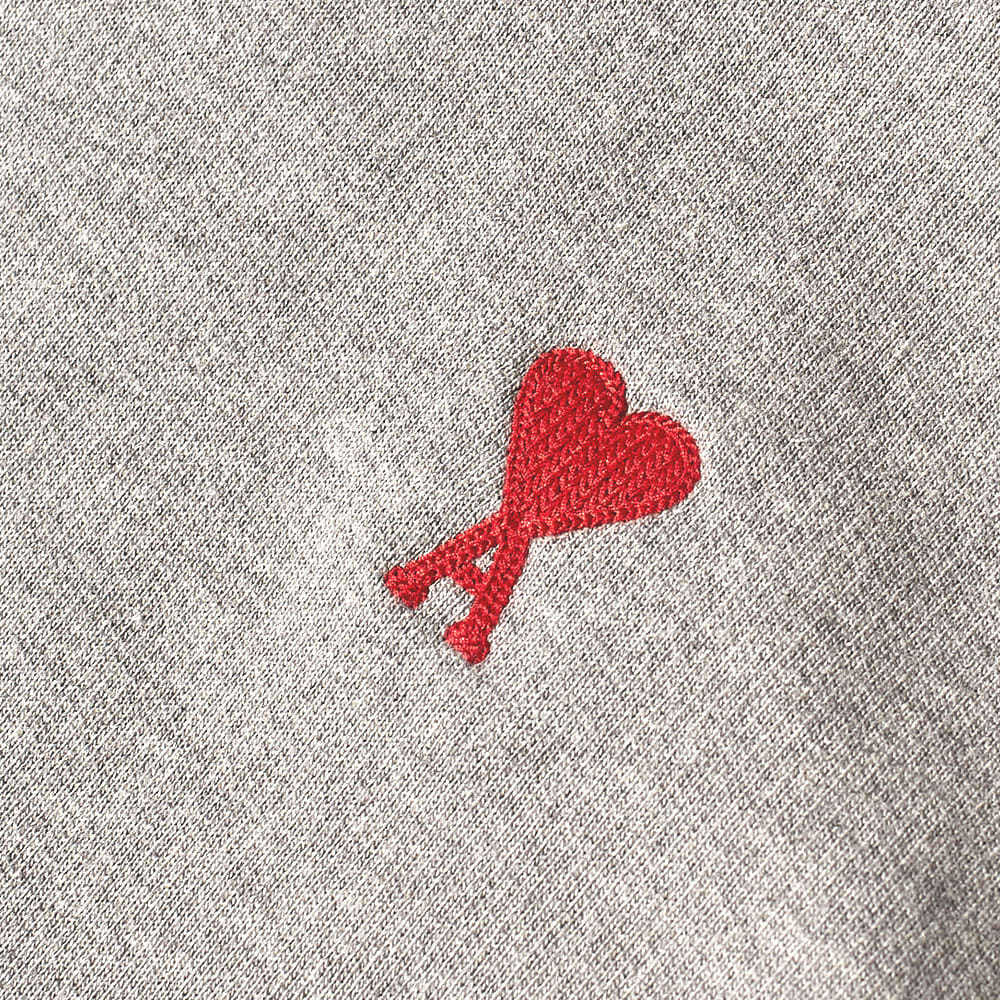 

Толстовка AMI Small Heart Popover Hoody, Серый
