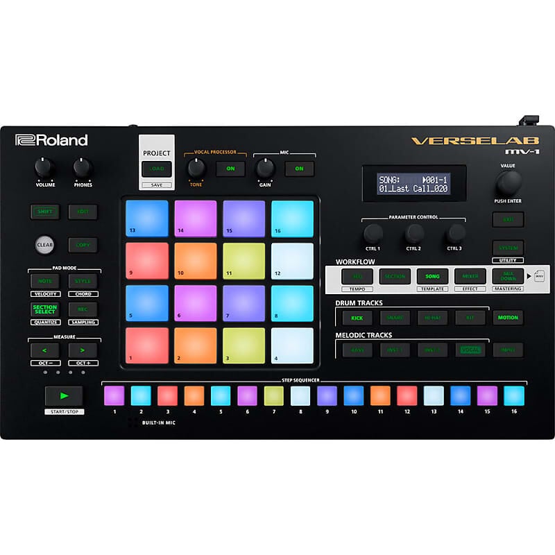 

Музыкальная рабочая станция Roland VERSELAB MV-1 VERSELAB MV-1 Music Workstation