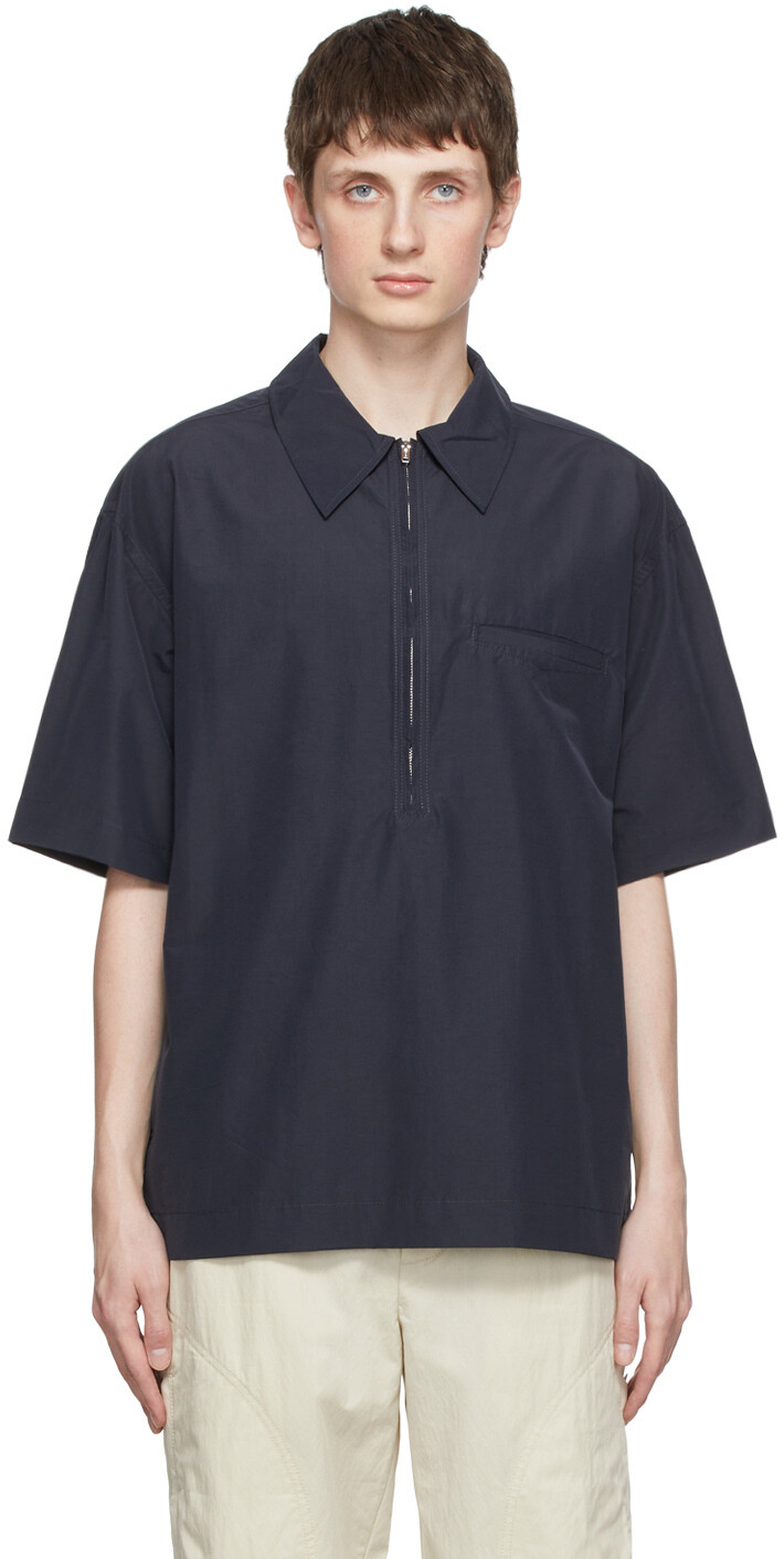 

Черная хлопковая футболка-поло 3.1 Phillip Lim