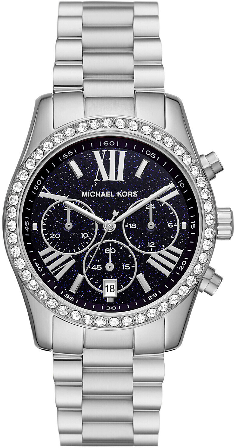 

Часы наручные Michael Kors Lexington Pavé Silver-Tone, серебристый