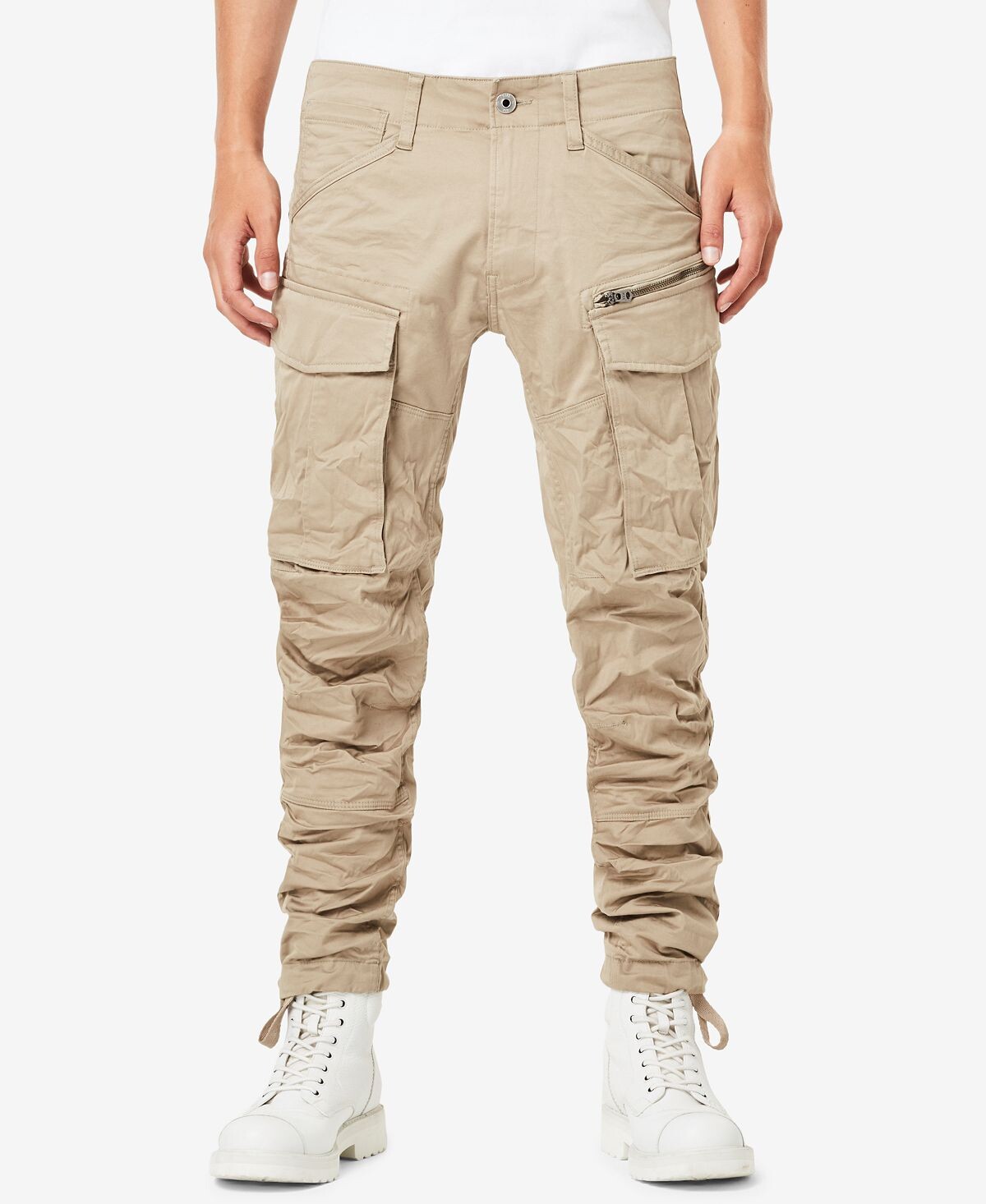 

Мужские прямые зауженные брюки-карго rovic zip 3d G-Star Raw, Серый