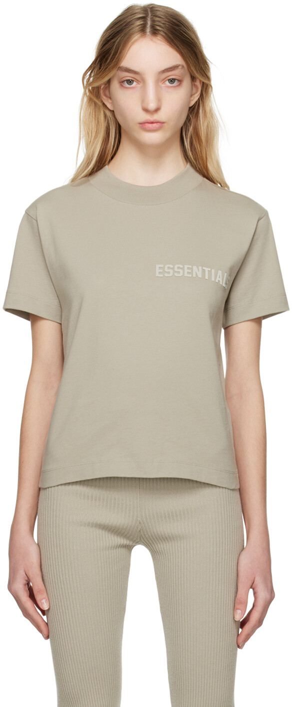 

Серая футболка с круглым вырезом Essentials, Серый