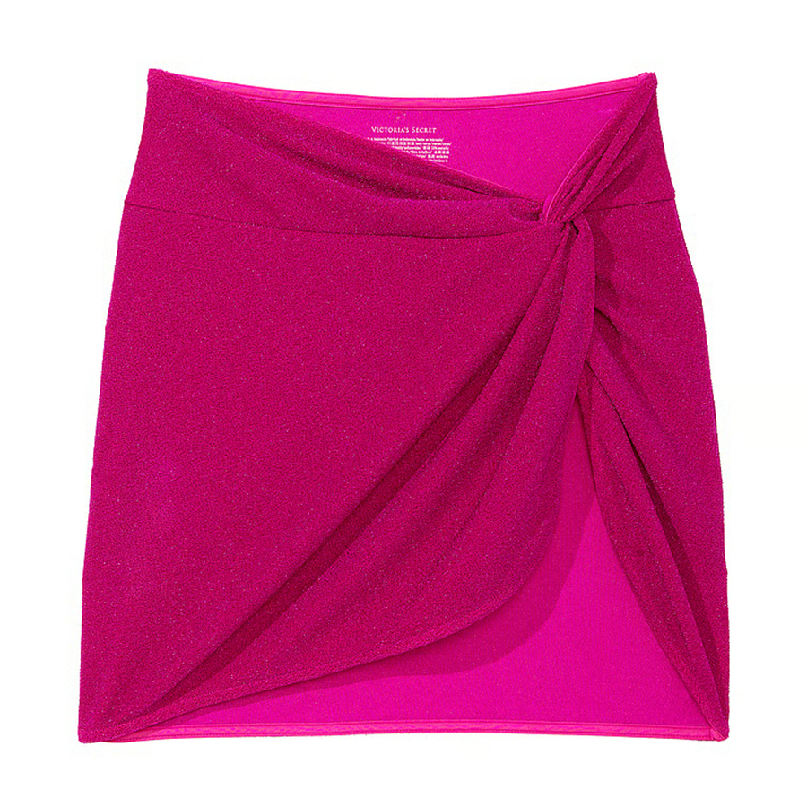Накидка Victoria's Secret Swim Mini Sarong Coverup Lurex, розовый