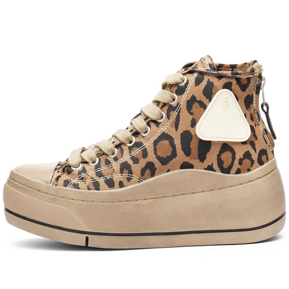 

Кроссовки R13 Leopard Print Kurt Sneaker