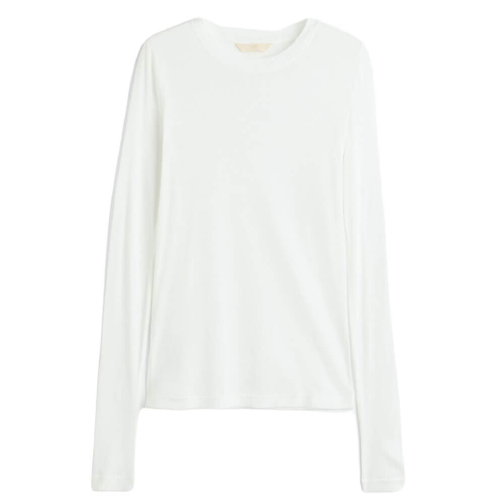 

Топ H&M Pima Cotton Jersey, белый