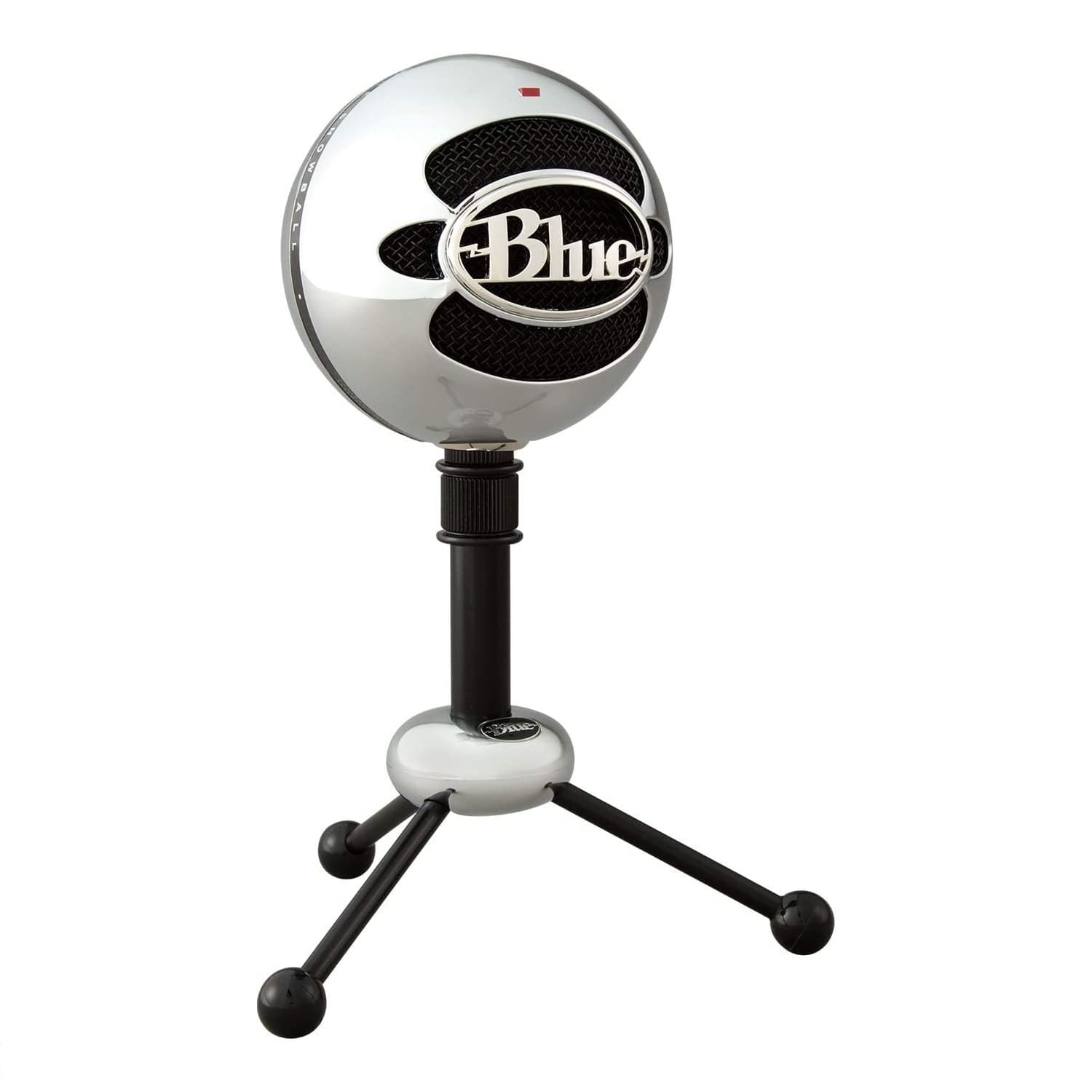 Микрофон Blue Snowball, хром микрофон проводной blue snowball комплектация микрофон разъем usb белый