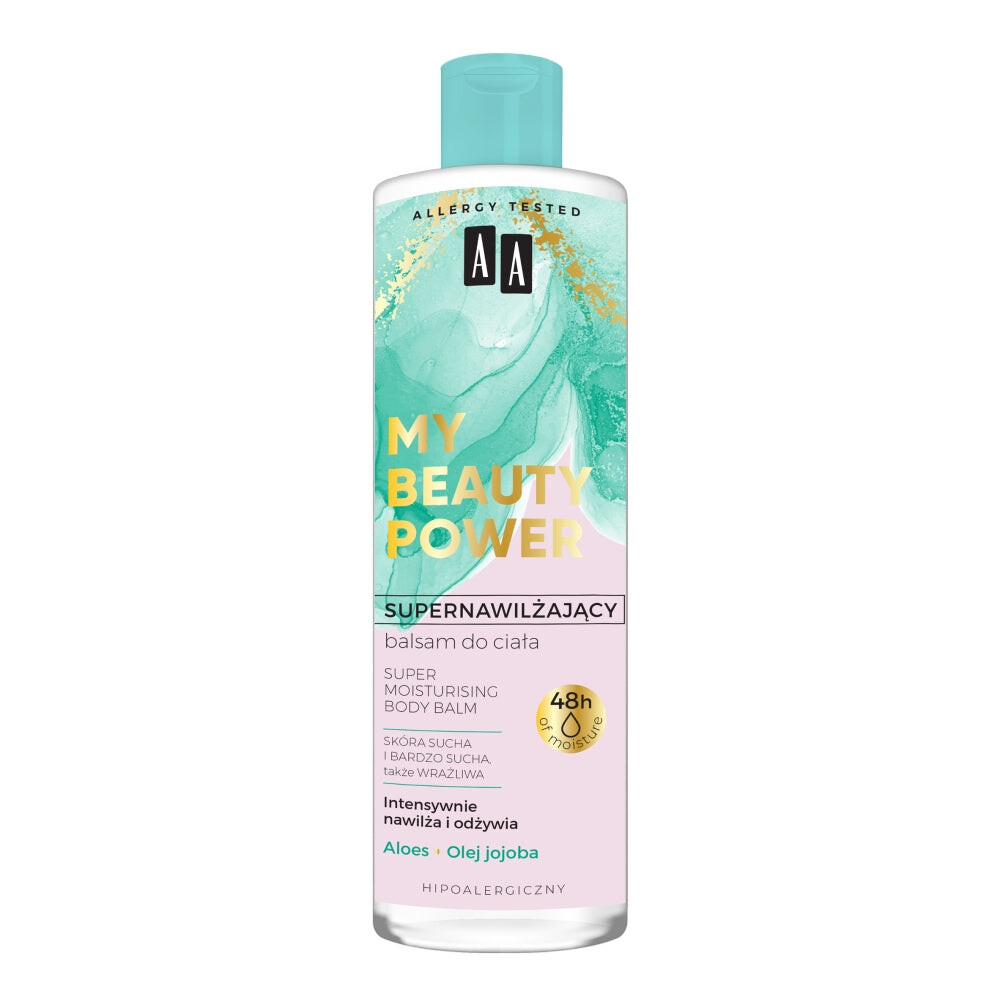 

AA Суперувлажняющий лосьон для тела My Beauty Power Алоэ 48ч 400мл