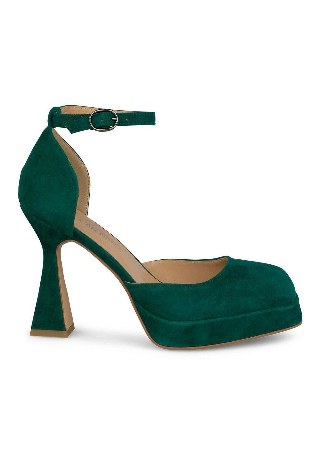 Высокие туфли Alma en Pena, зеленый