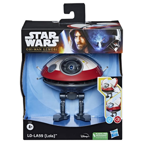 Hasbro, Интерактивная игрушка, Звездные войны: Оби-Ван Кеноби Ло-Ла59 (Лола) 13 см star wars l0 la59 lola электронный робот