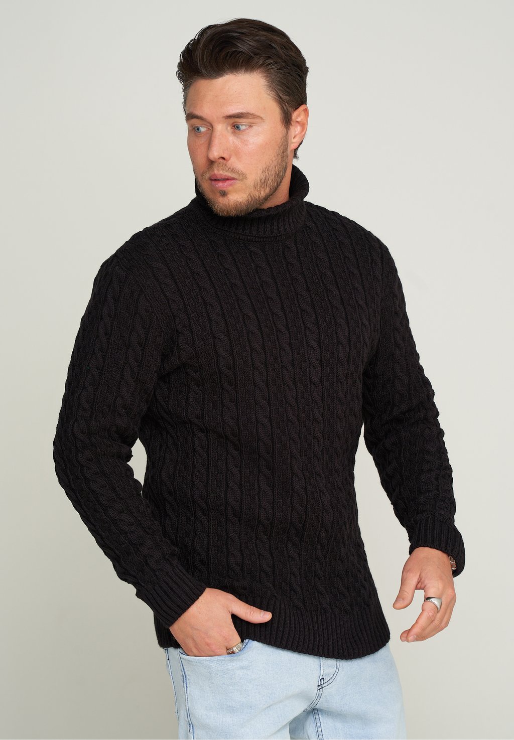 Вязаный свитер CRMUS CARISMA, цвет black