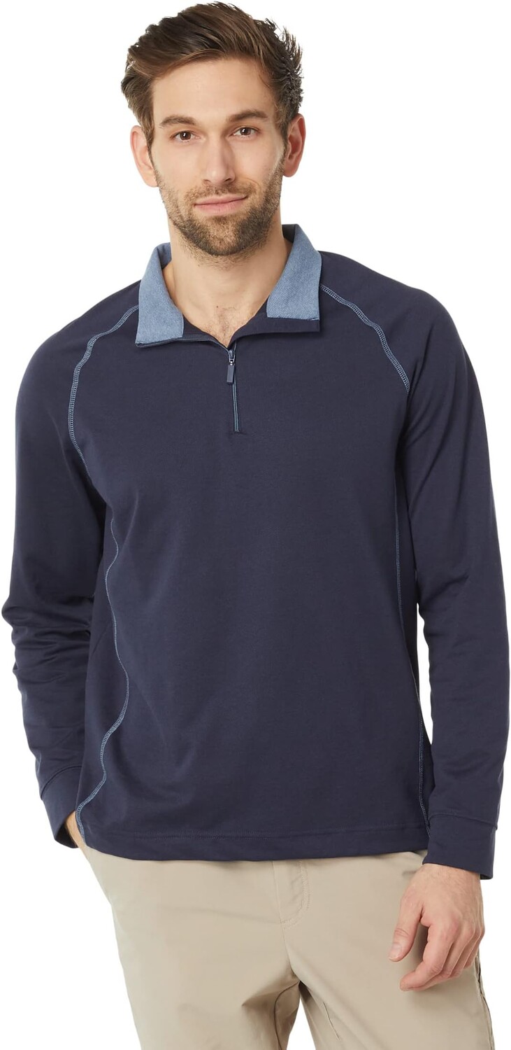 

Толстовка XC4 Raglan 1/4 Zip Johnston & Murphy, темно-синий