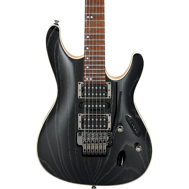 

Электрогитара Ibanez S-Series S570AH Electric Guitar - Silver Wave Black