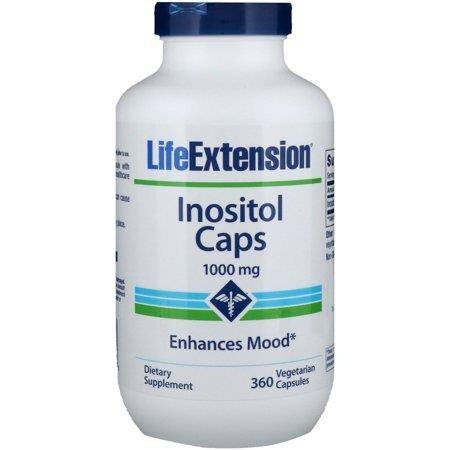 Инозитол 1000 мг (360 капсул) Life Extension life extension мсм 1000 мг 100 капсул