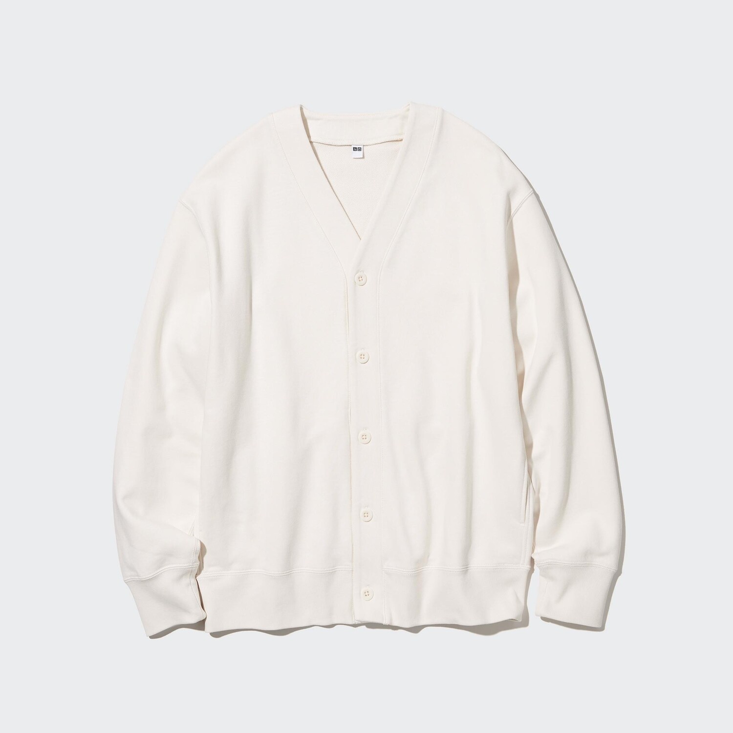 

Кардиган Uniqlo мужской с длинными рукавами, молочный