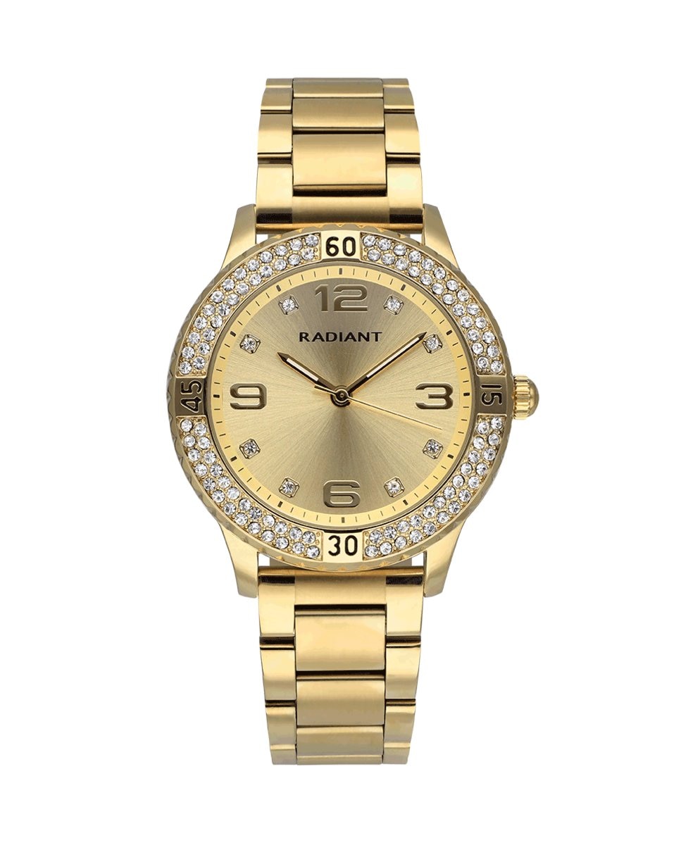 цена Женские часы Frozen RA564201 со стальным и золотым ремешком Radiant, золотой