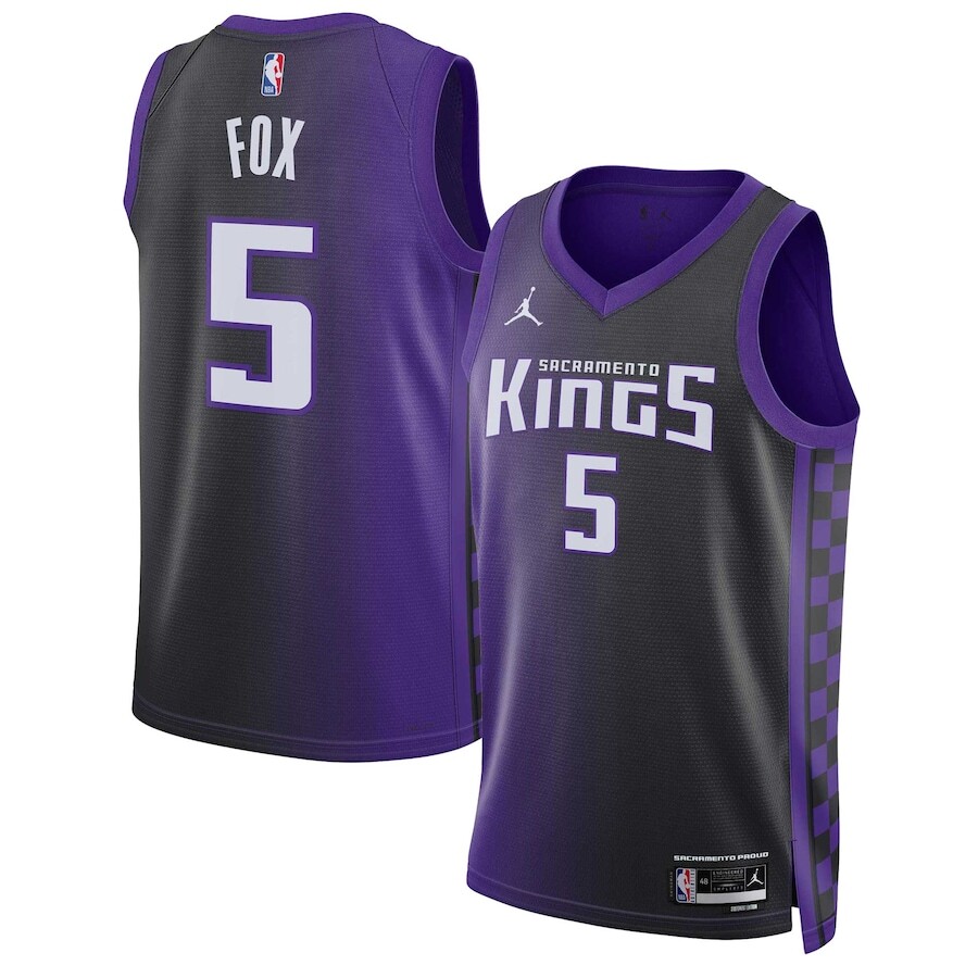 

Джерси Jordan Brand Sacramento Kings, фиолетовый