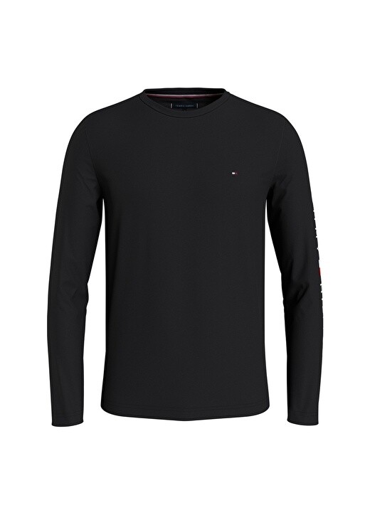 

Черная мужская футболка из органического хлопка с круглым вырезом Tommy Hilfiger, Черный, Черная мужская футболка из органического хлопка с круглым вырезом Tommy Hilfiger