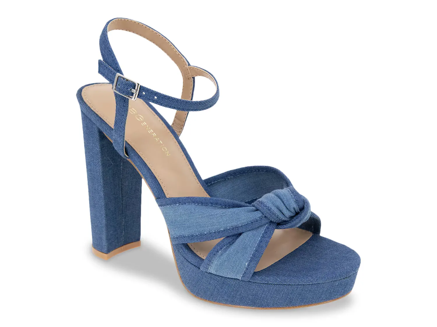 

Сандалии Orlie Platform Sandal Bcbgeneration, синий