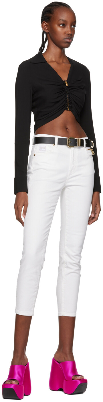 

Черный пояс от кутюр1 Versace Jeans Couture