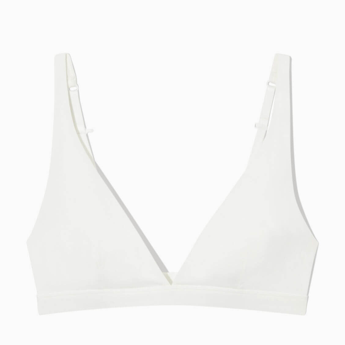 

Бюстгальтер COS Organic Cotton Triangle, белый