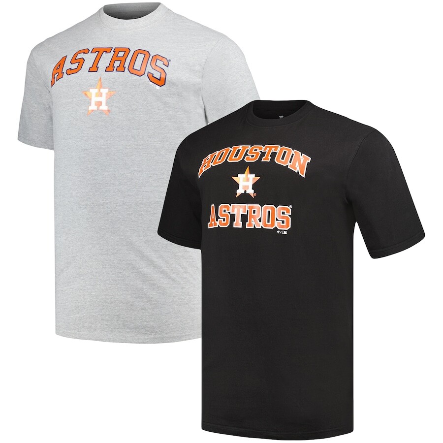 

Футболка с коротким рукавом Profile Houston Astros, черный
