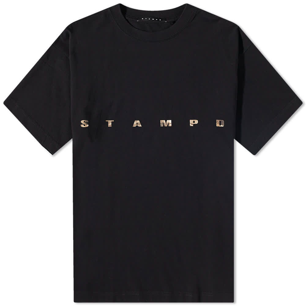 

Футболка STAMPD Camo Strike Logo Relaxed Tee, Черный