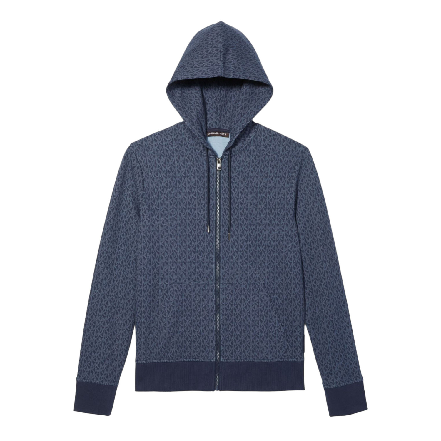 

Толстовка Michael Kors Logo Cotton Blend Zip-Up, синий