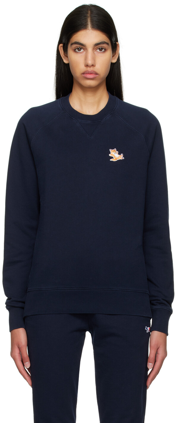 

Темно-синяя толстовка Chillax Fox Maison Kitsuné