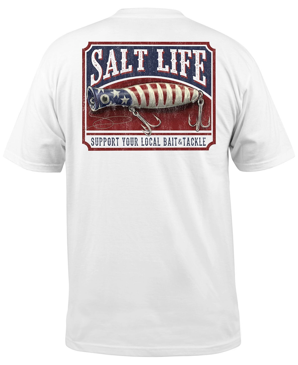 

Мужская футболка с местной звездой Salt Life, белый