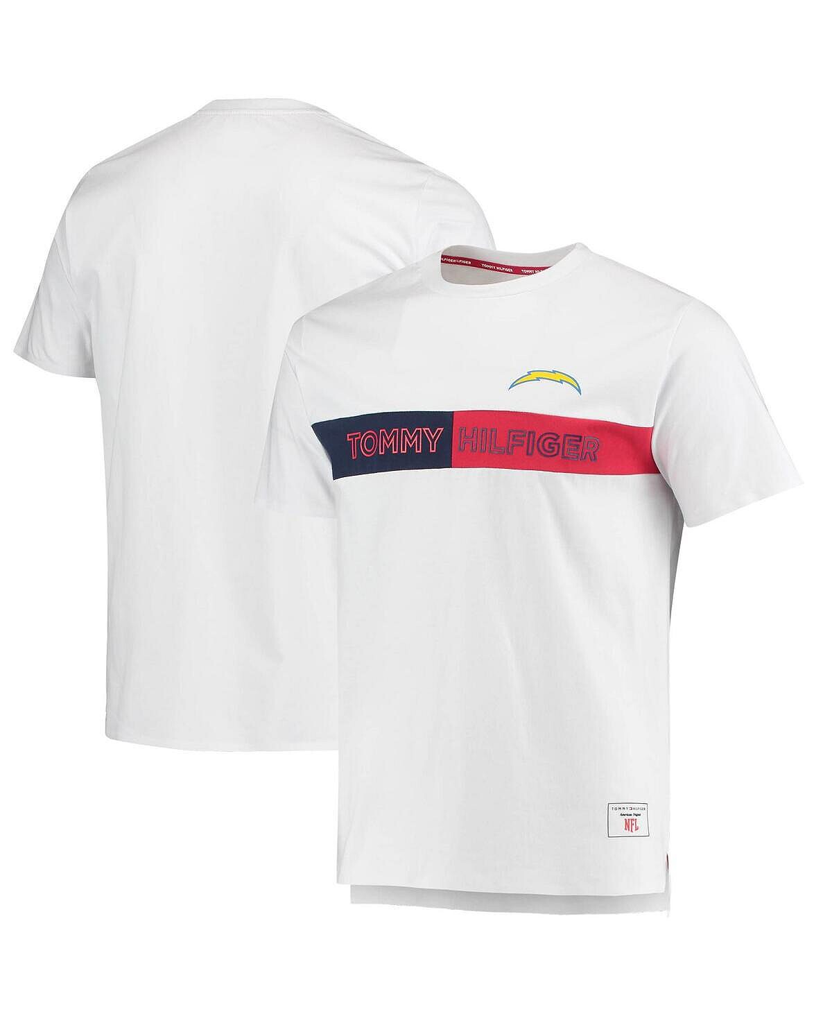 

Мужская белая футболка los angeles chargers core Tommy Hilfiger, белый