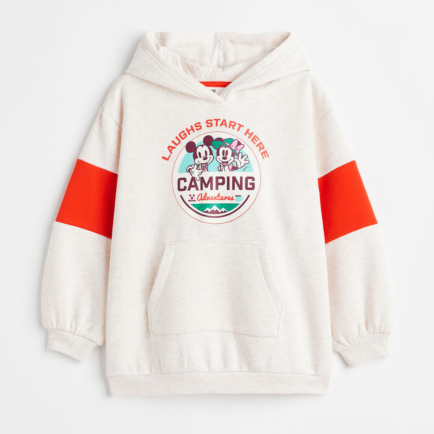 

Платье-толстовка с капюшоном H&M Minnie Mouse, светло-бежевый