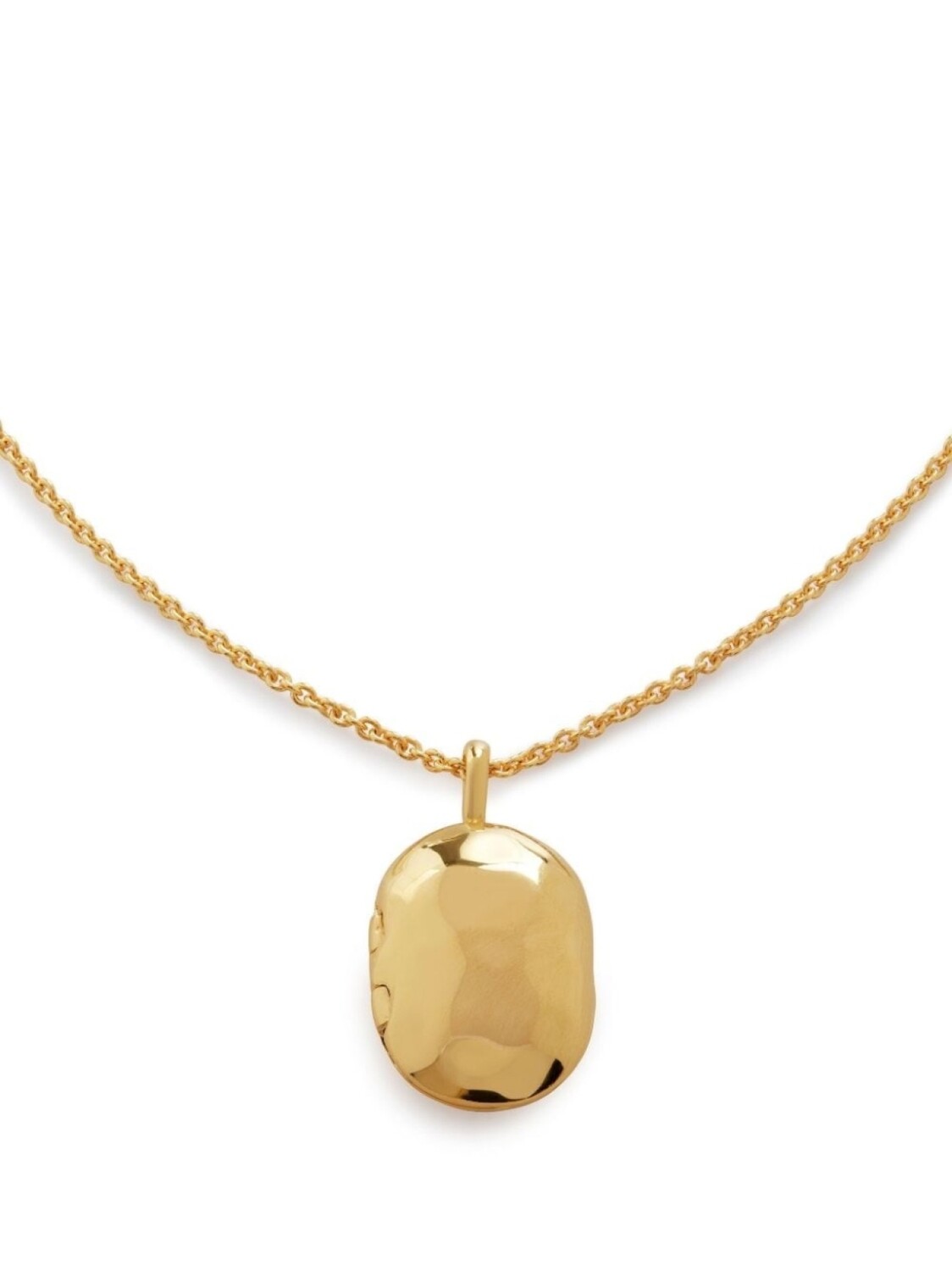 

Колье Mini Locket Monica Vinader, золотой