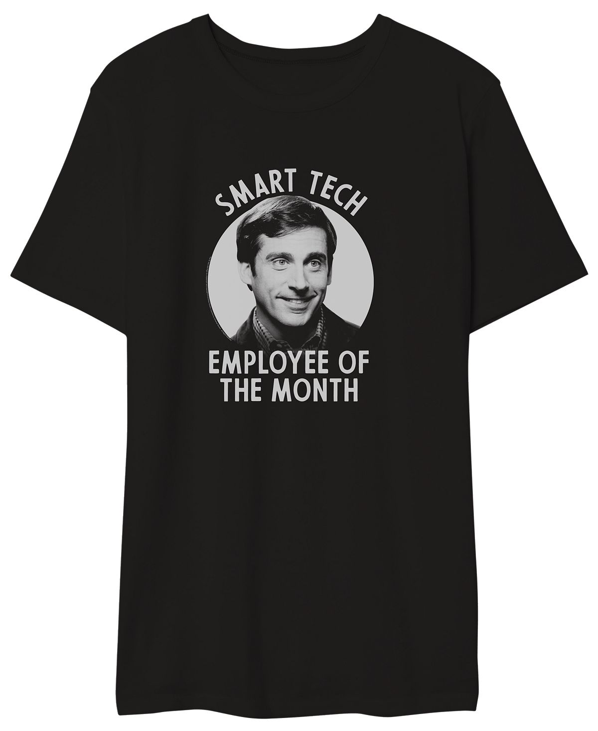Мужская футболка с графикой smart tech «сотрудник месяца» AIRWAVES, синий