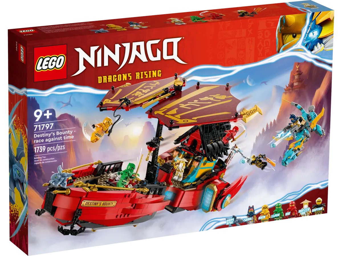 Конструктор Lego Ninjago Destiny’s Bounty - Race Against Time 71797, 1739 деталей