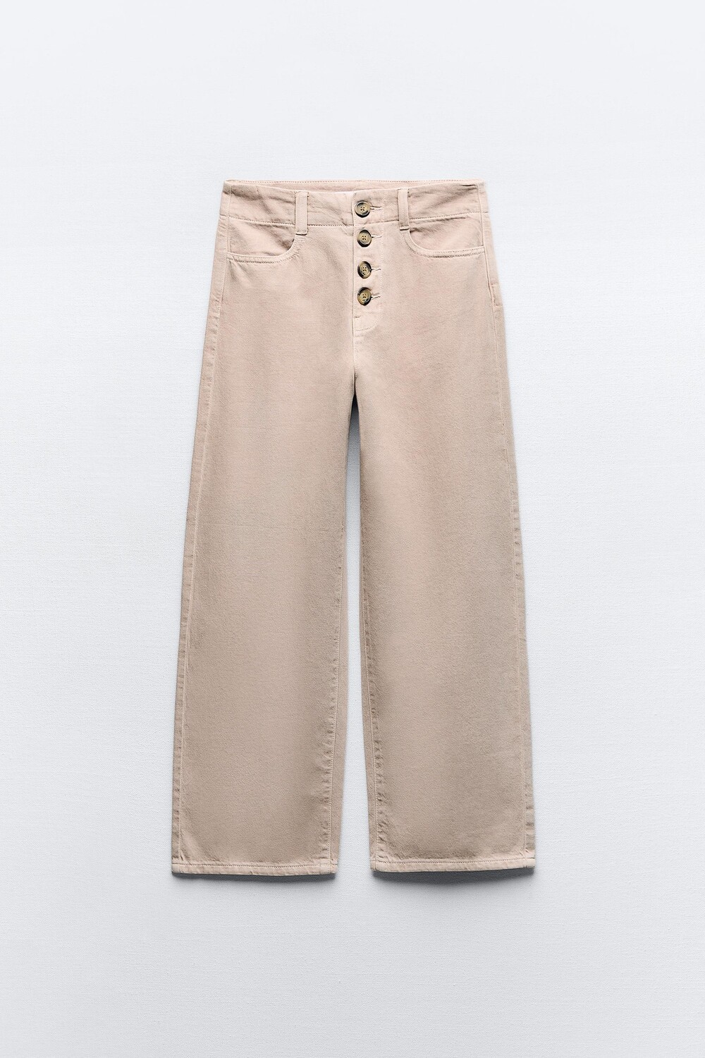 

Джинсы Zara Z1975 High-waist, пастельно-розовый