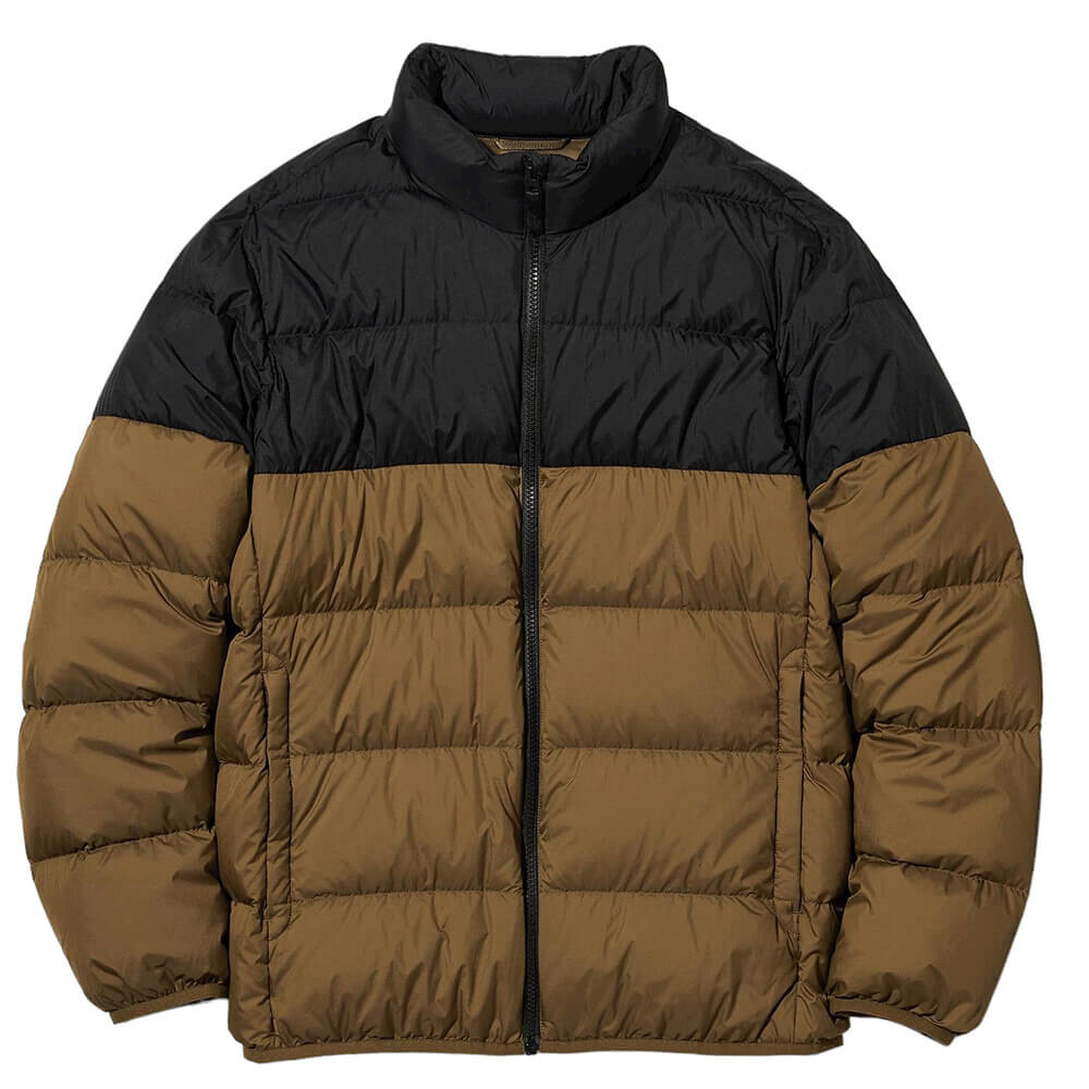 

Пуховик Uniqlo Ultra Light Down 3D Cut, светло-коричневый/черный