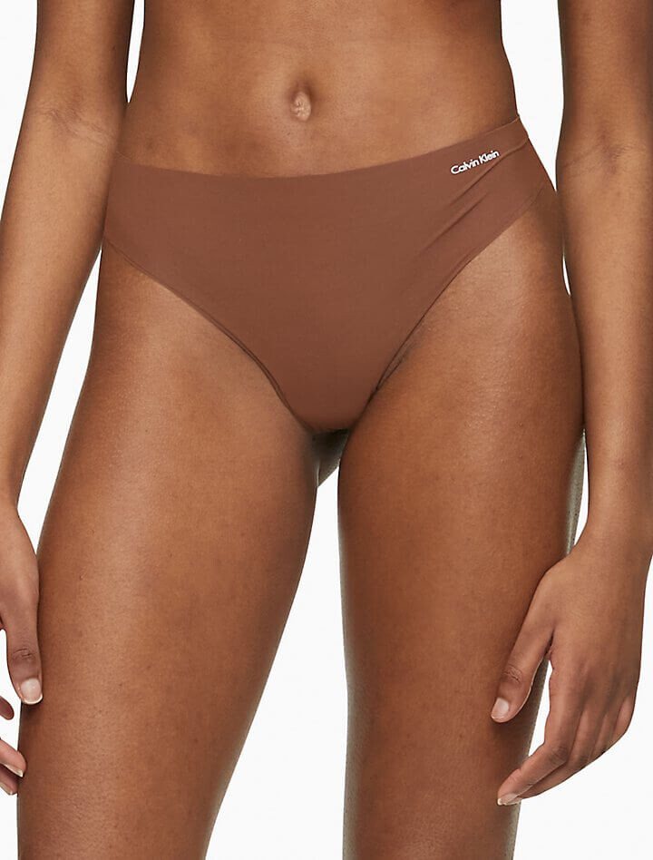 

Стринги Calvin Klein Invisibles, коричневый