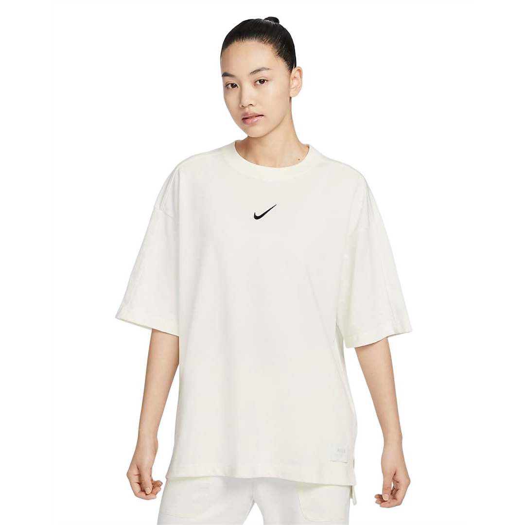 Футболка Nike Sportswear City Utility Oversize Style, белый/серебристый/черный