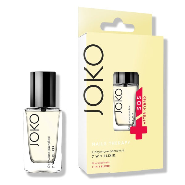 цена Joko Nails Therapy Eixir 7в1 кондиционер для ногтей Питательные ногти 11мл
