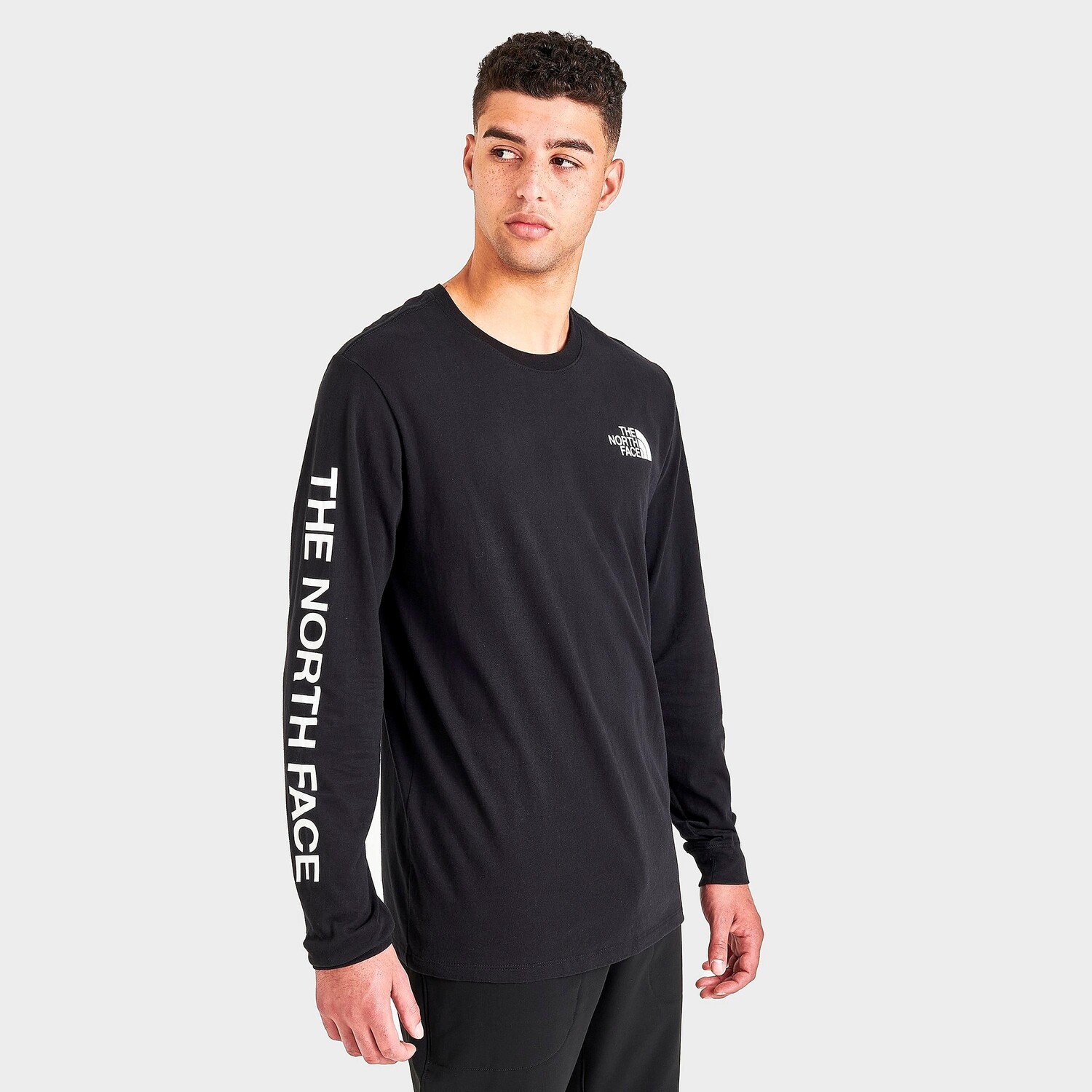 

Мужская футболка с длинным рукавом The North Face TNF Sleeve Hit, черный