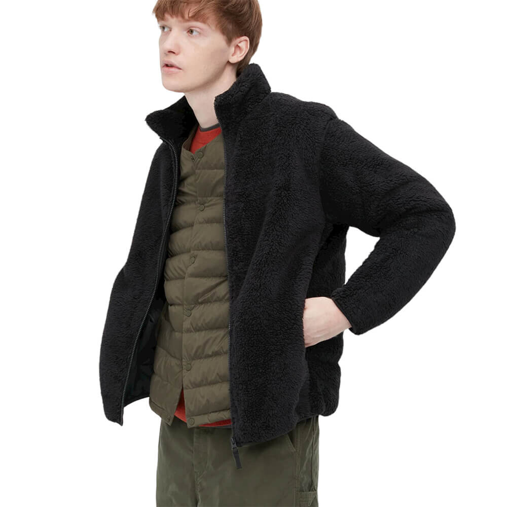 

Куртка Uniqlo Fluffy Fleece, черный