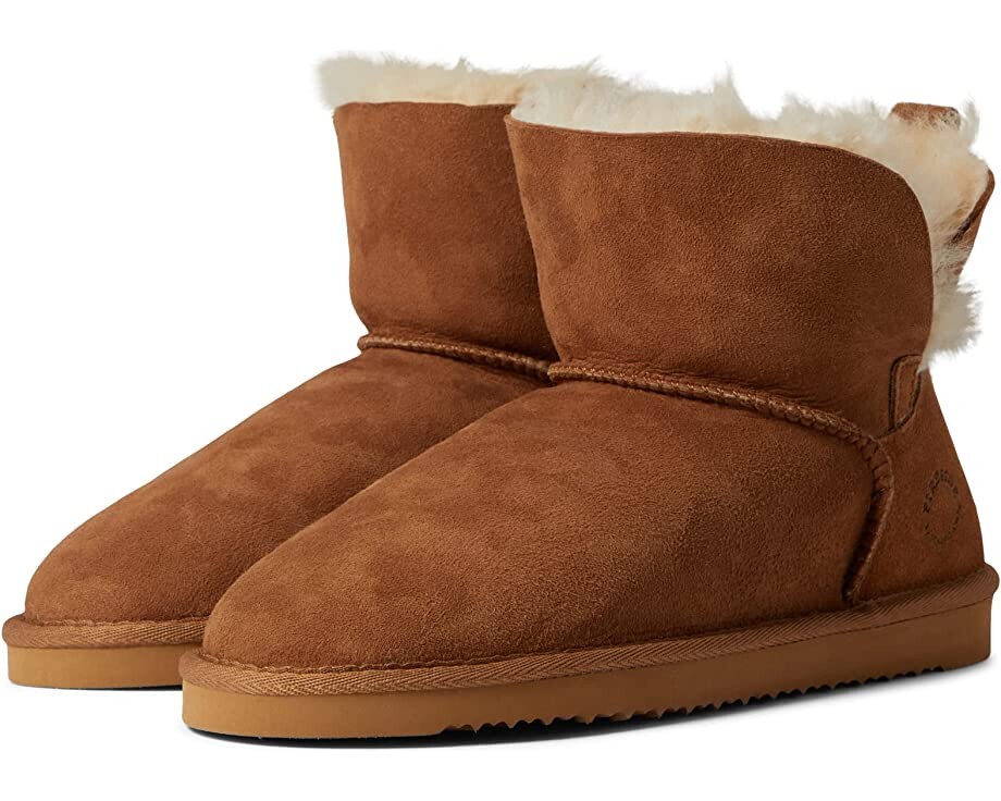 

Ботинки Perth Genuine Shearling Fold-Over Boot FIRESIDE by Dearfoams, каштан