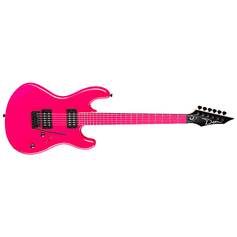 

Электрогитара Dean CZONE FLP Custom Zone 2 HB Electric Guitar, Maple Fretboard Florescent Pink