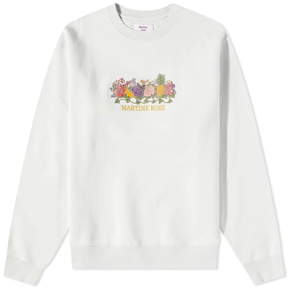 

Толстовка Martine Rose Fruits Logo Crew Sweat, Серый