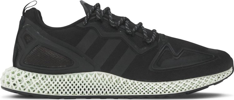 Мужские кроссовки Adidas ZX 2K 4D, черный/белый - фото