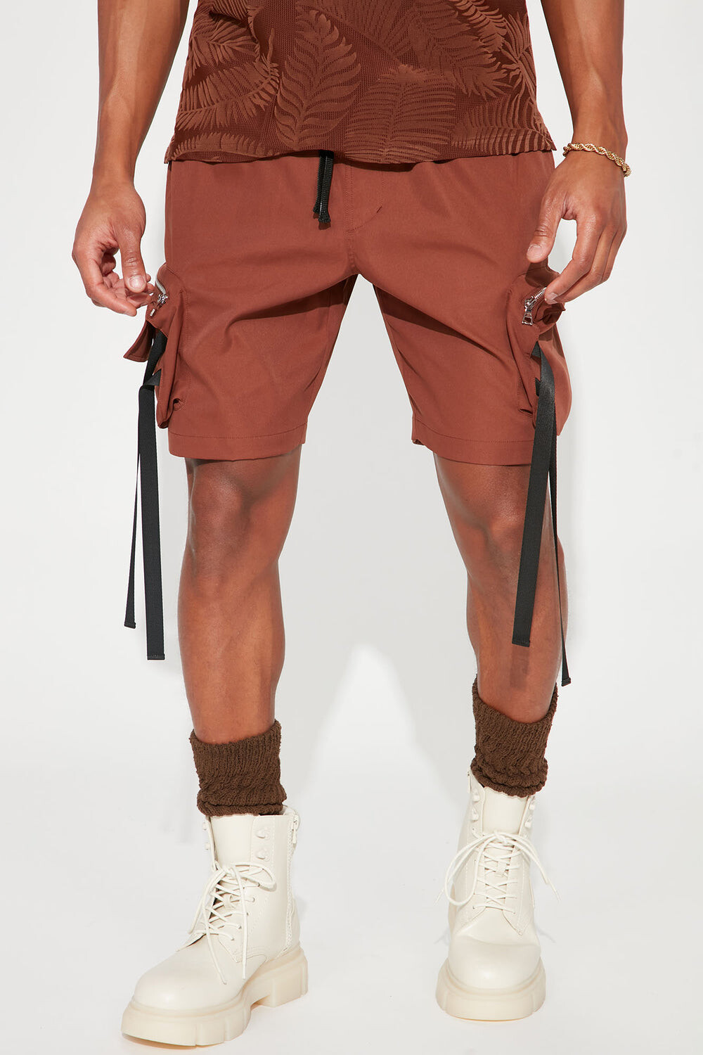 

Шорты Fashion Nova 82293, коричневый