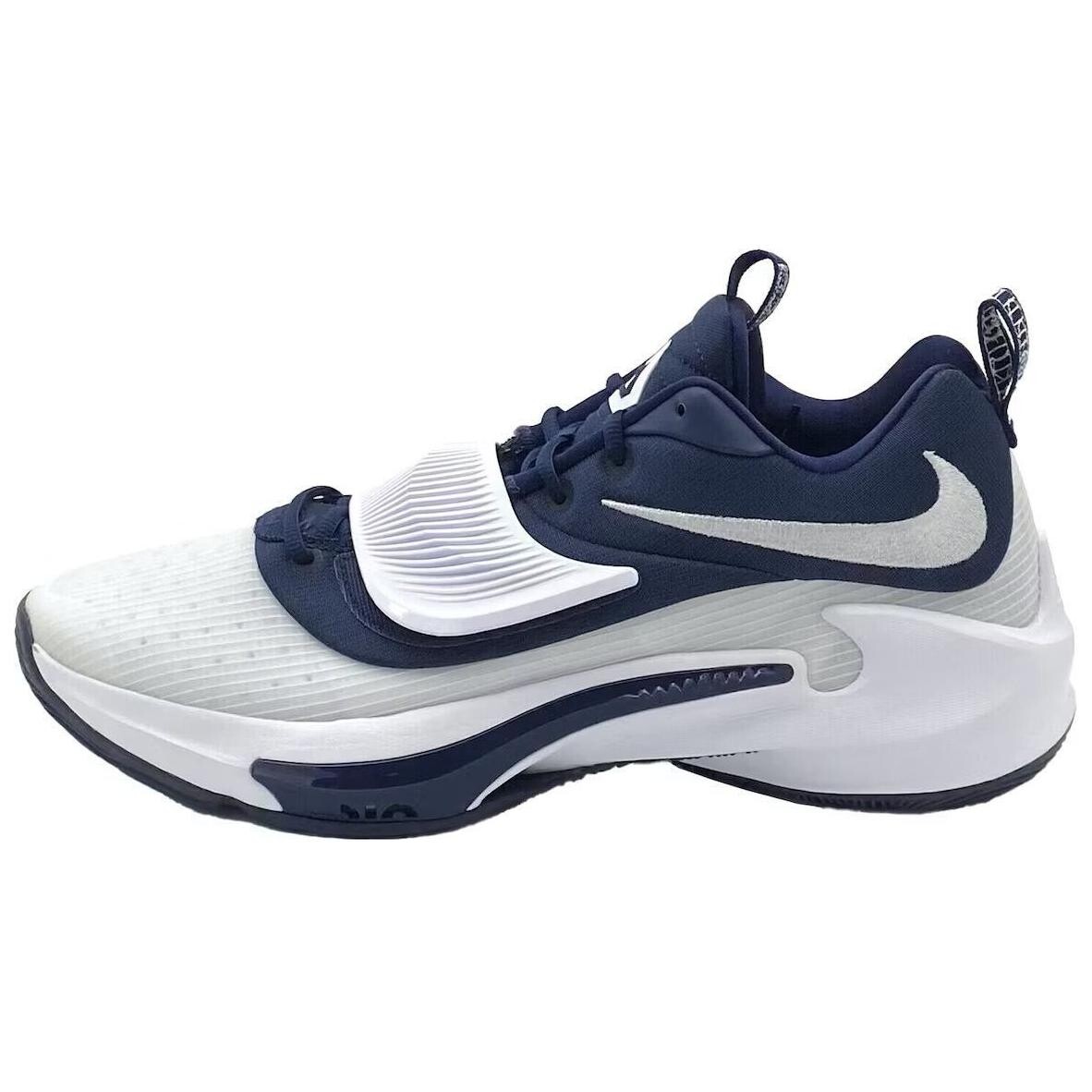 

Баскетбольные кроссовки Zoom Freak 3 TB White Midnight Navy Nike
