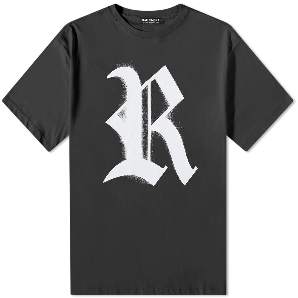 

Футболка Raf Simons Oversized R Tee, Серый