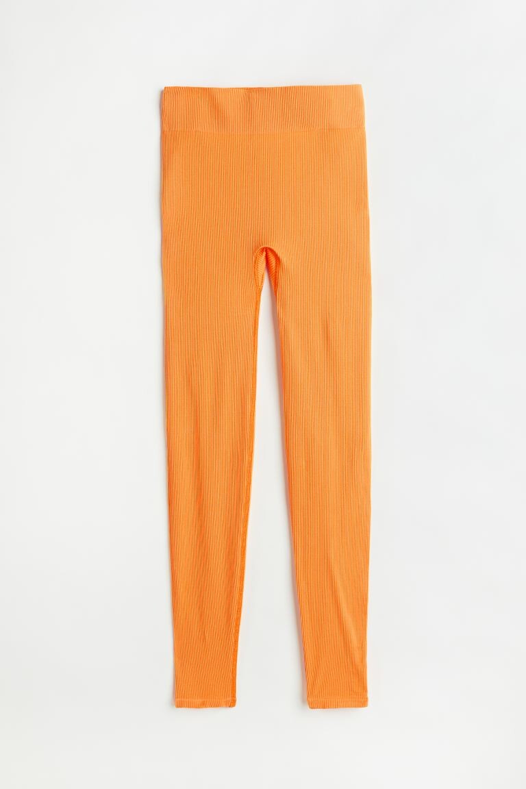 

Бесшовные леггинсы H&M, апельсин