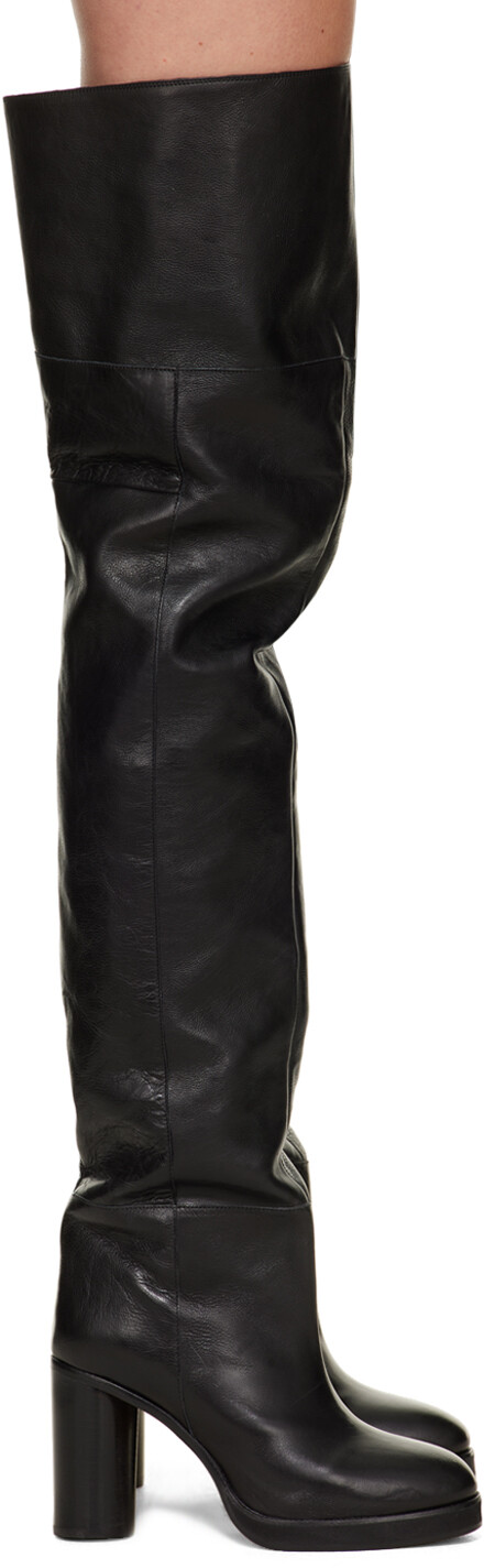 

Черные высокие сапоги Lurna Isabel Marant, Черный